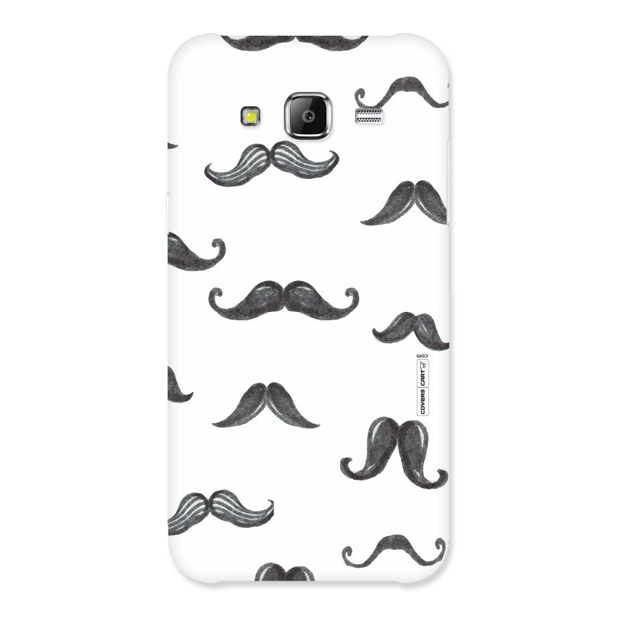Moustache Pattern (Black) Back Case for Samsung Galaxy J5
