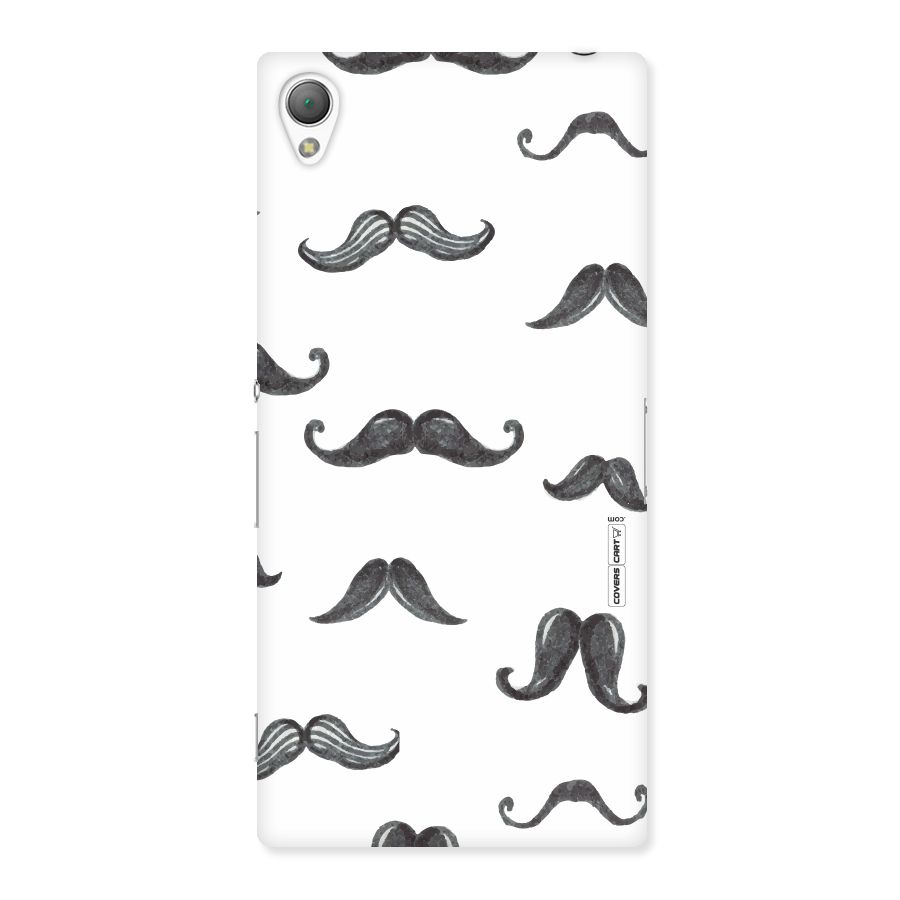 Moustache Pattern (Black) Back Case for Sony Xperia Z3