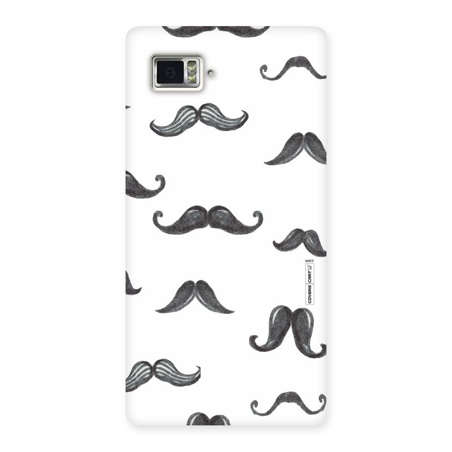 Moustache Pattern (Black) Back Case for Vibe Z2 Pro K920