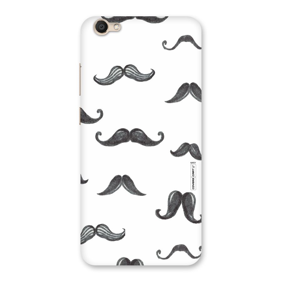 Moustache Pattern (Black) Back Case for Vivo V5