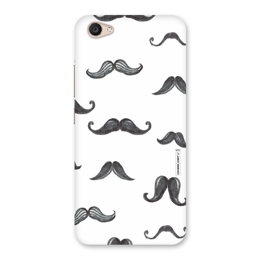 Moustache Pattern (Black) Back Case for Vivo V5 Plus
