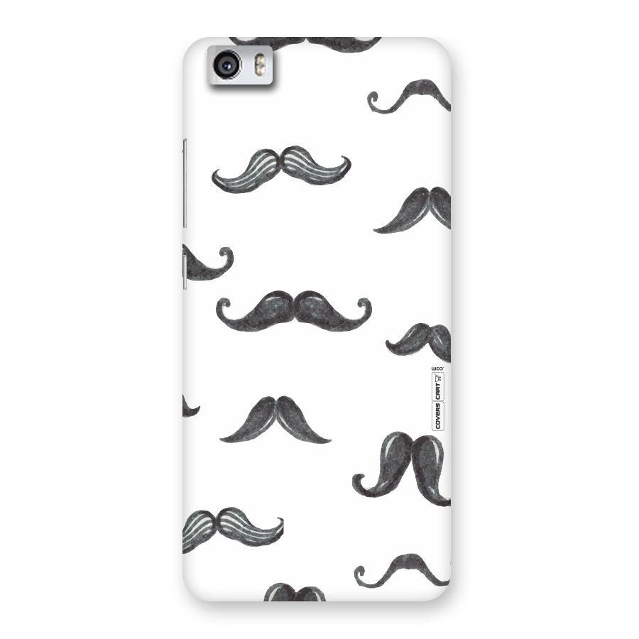 Moustache Pattern (Black) Back Case for Xiaomi Redmi Mi5
