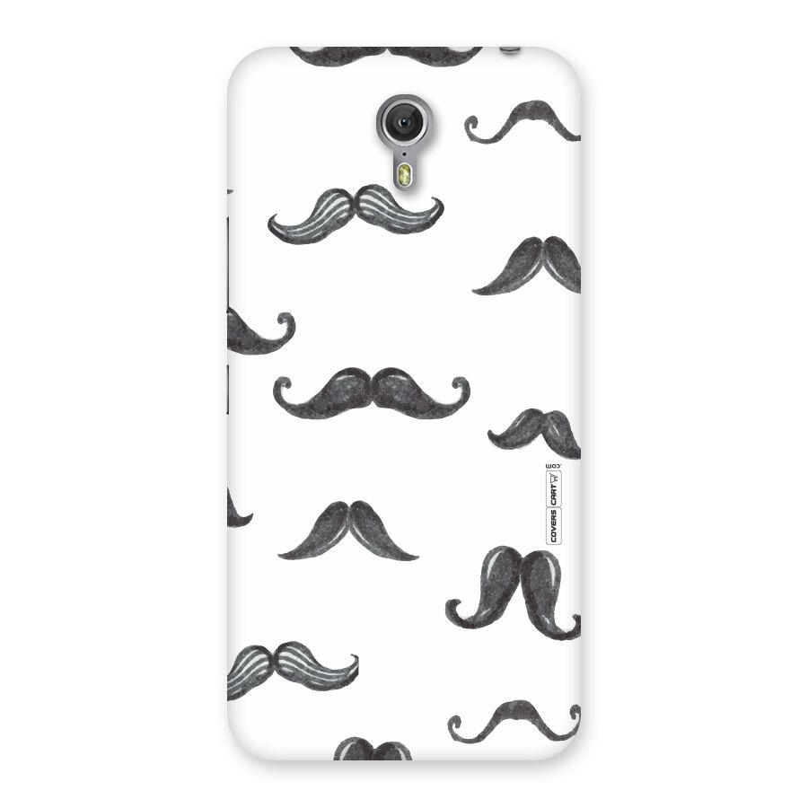 Moustache Pattern (Black) Back Case for Zuk Z1