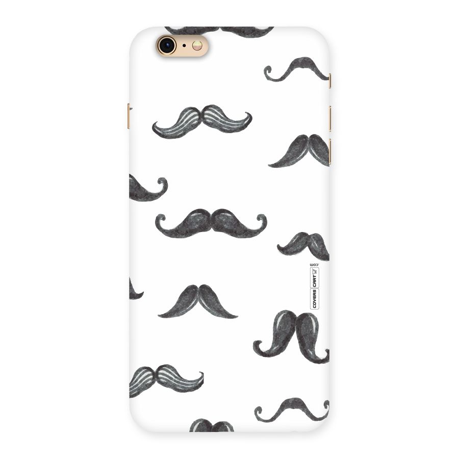 Moustache Pattern (Black) Back Case for iPhone 6 Plus 6S Plus