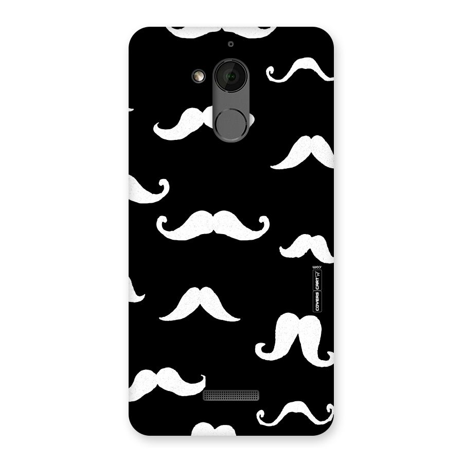 Moustache Pattern (White) Back Case for Coolpad Note 5