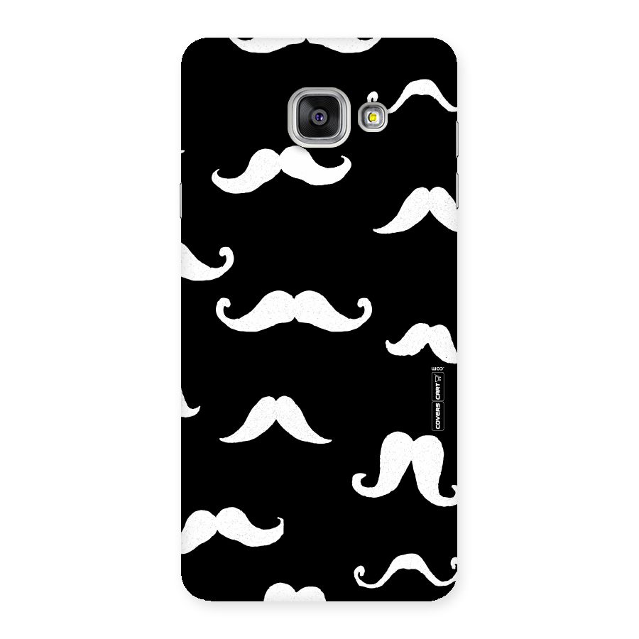 Moustache Pattern (White) Back Case for Galaxy A7 2016