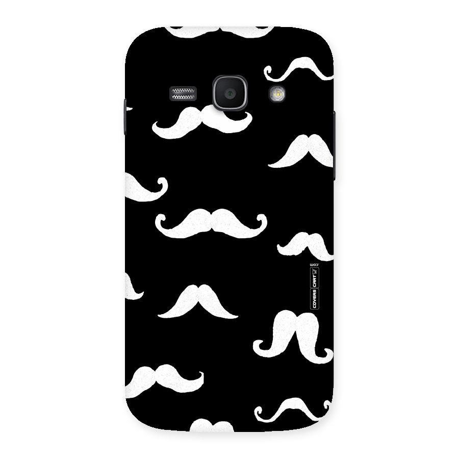 Moustache Pattern (White) Back Case for Galaxy Ace 3