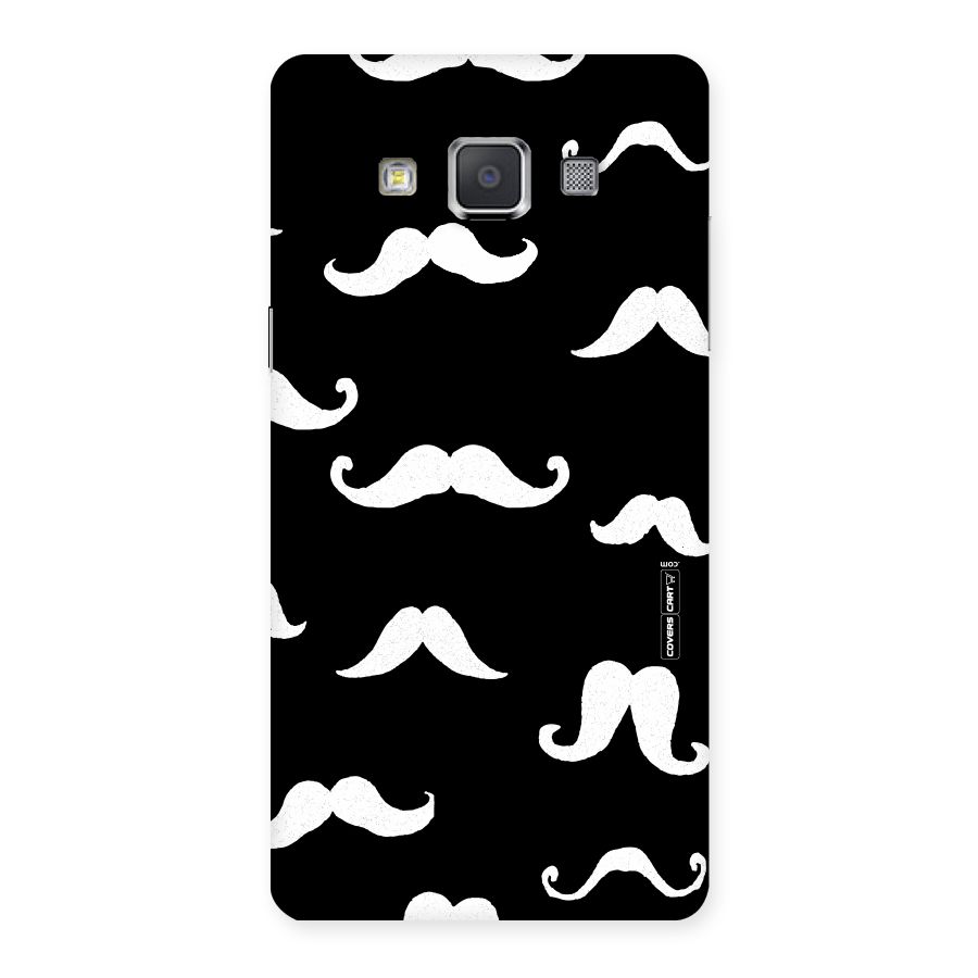 Moustache Pattern (White) Back Case for Galaxy Grand 3