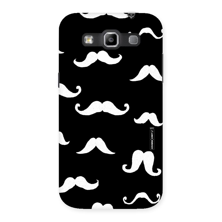 Moustache Pattern (White) Back Case for Galaxy Grand Quattro