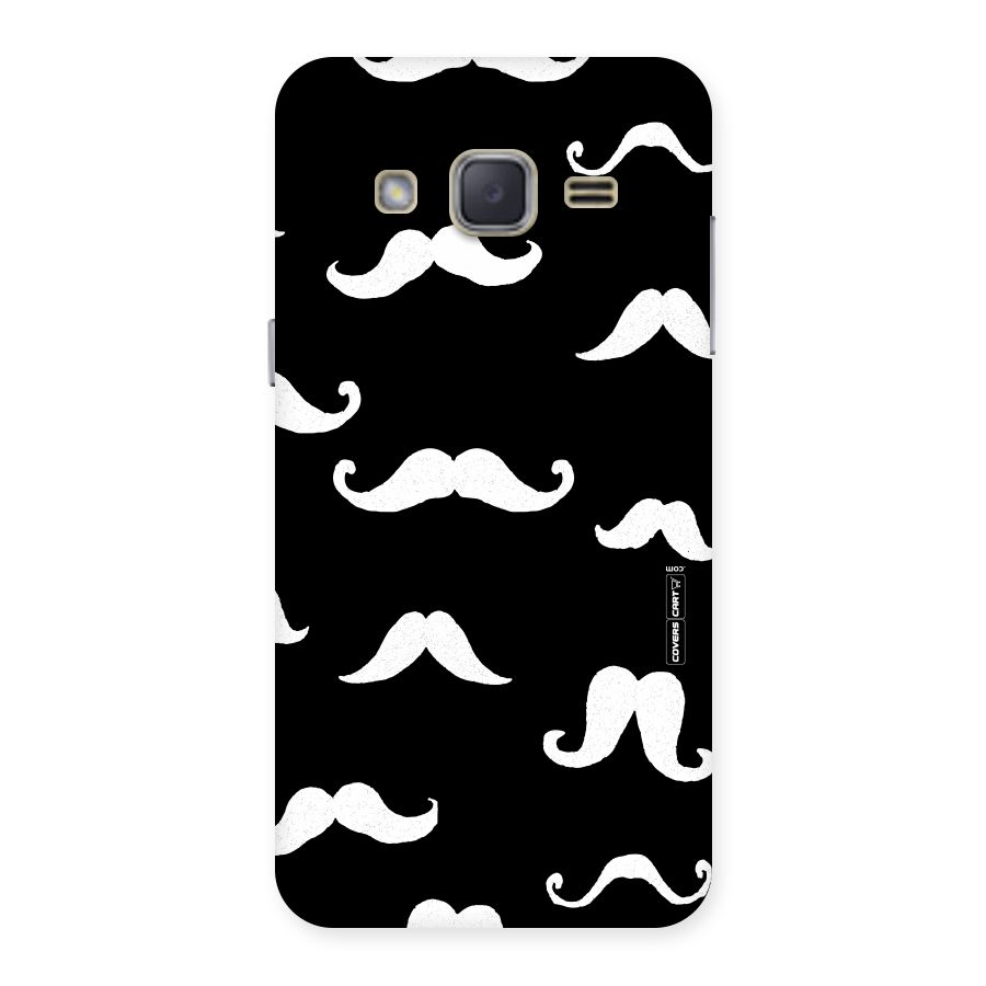 Moustache Pattern (White) Back Case for Galaxy J2