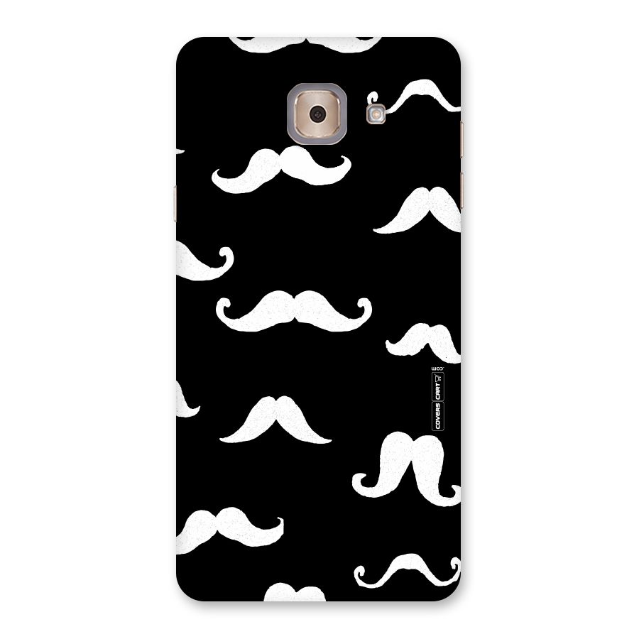 Moustache Pattern (White) Back Case for Galaxy J7 Max