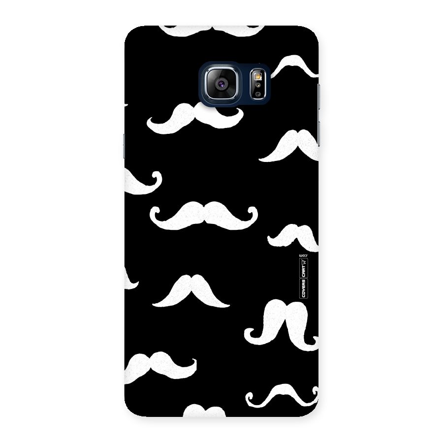 Moustache Pattern (White) Back Case for Galaxy Note 5