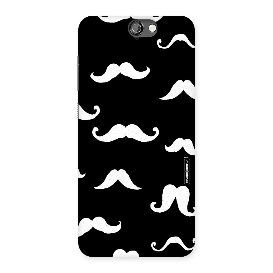 Moustache Pattern (White) Back Case for HTC One A9