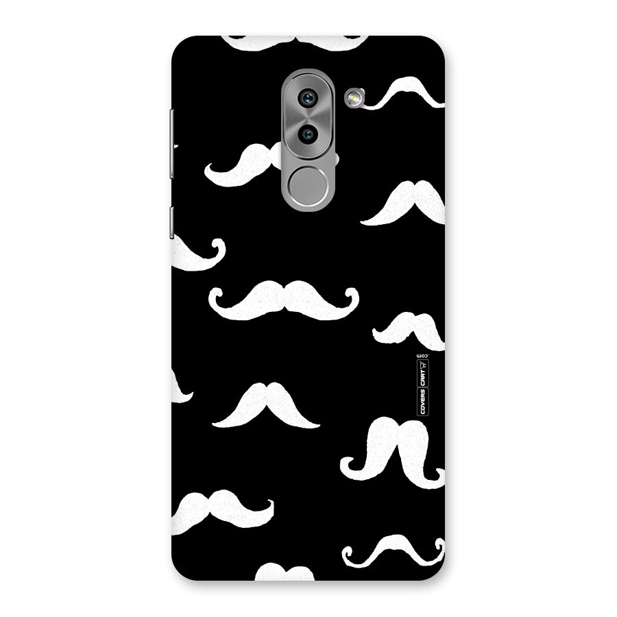 Moustache Pattern (White) Back Case for Honor 6X