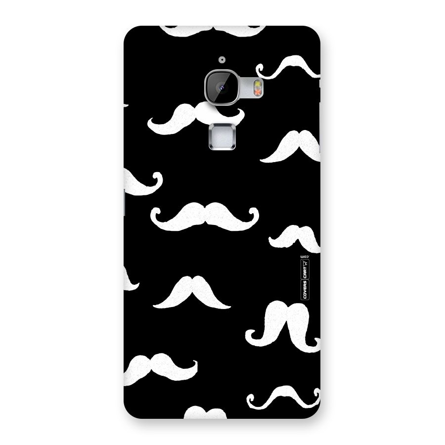 Moustache Pattern (White) Back Case for LeTv Le Max