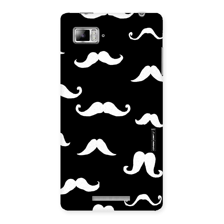 Moustache Pattern (White) Back Case for Lenovo Vibe Z K910