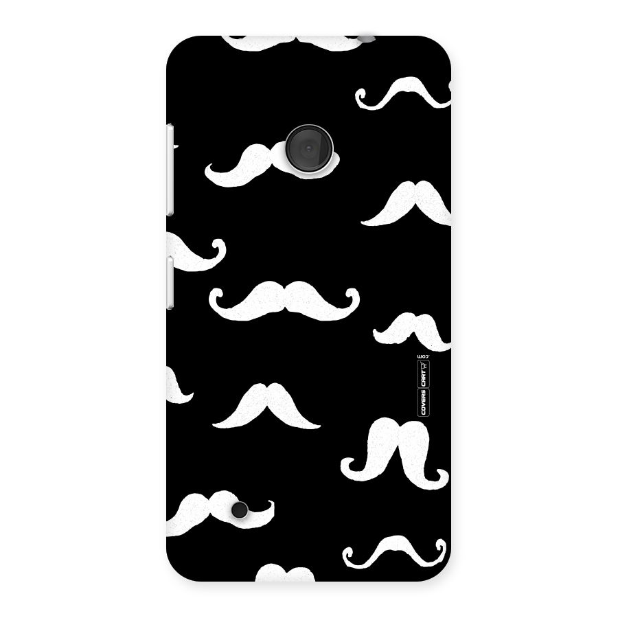 Moustache Pattern (White) Back Case for Lumia 530
