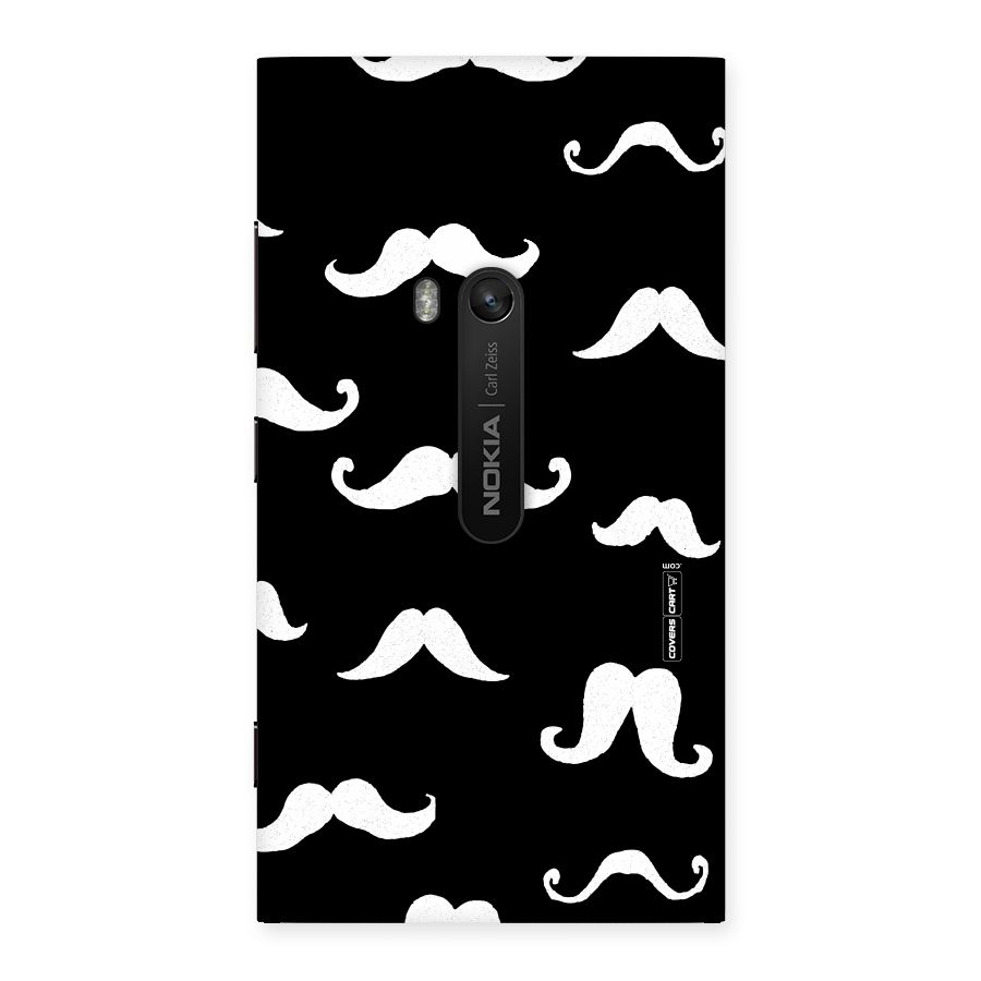 Moustache Pattern (White) Back Case for Lumia 920
