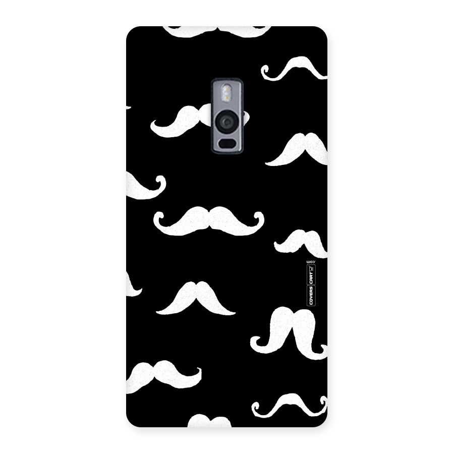 Moustache Pattern (White) Back Case for OnePlus Two