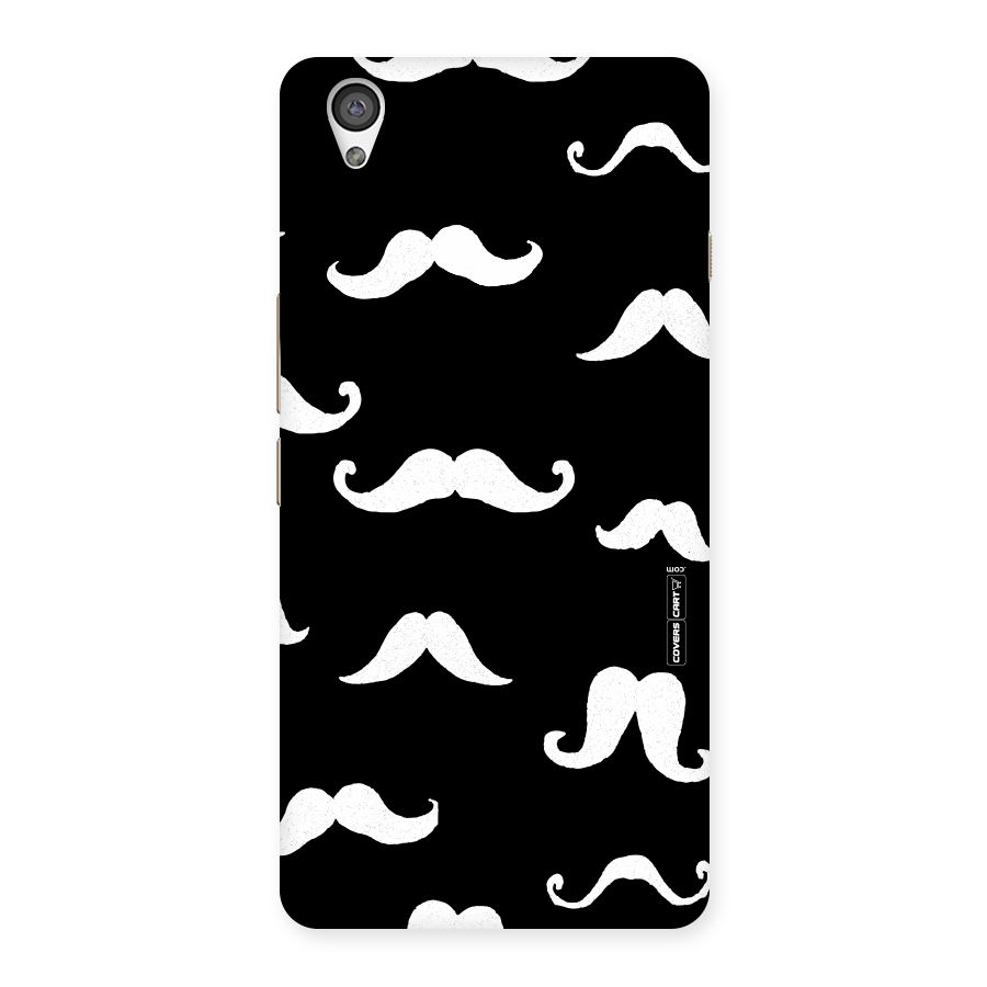 Moustache Pattern (White) Back Case for OnePlus X