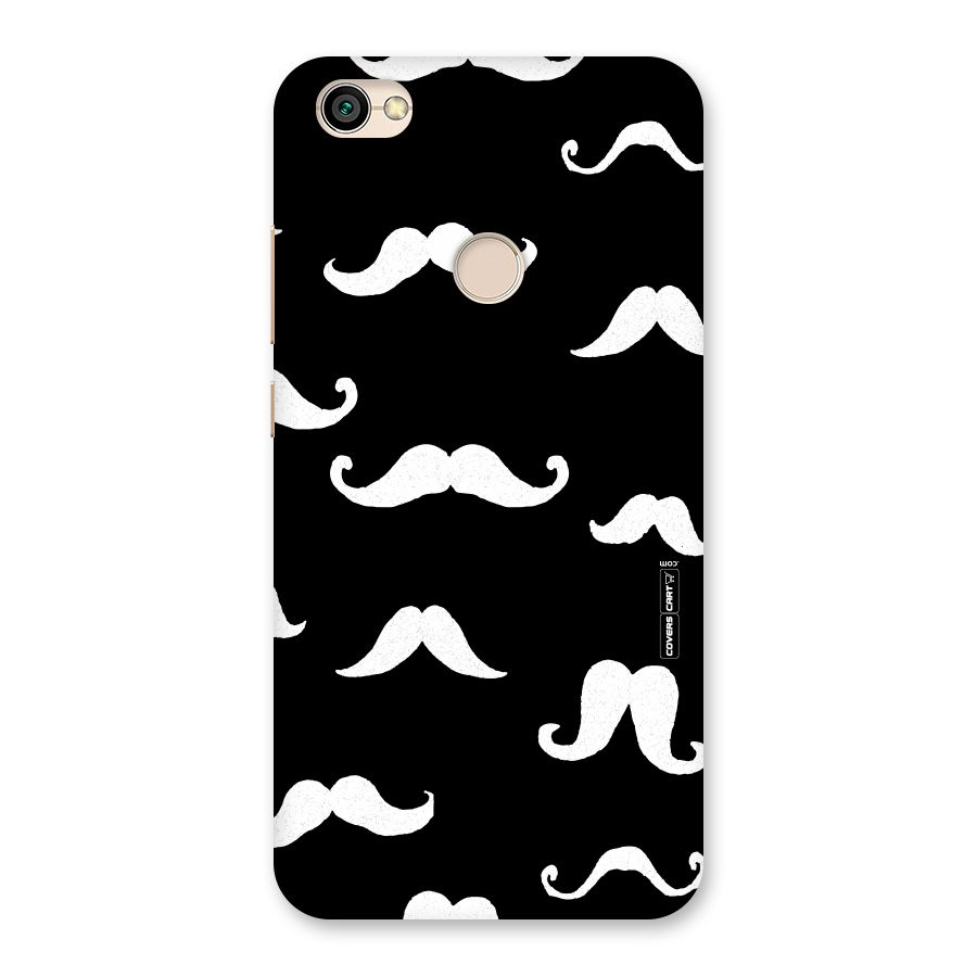 Moustache Pattern (White) Back Case for Redmi Y1 2017