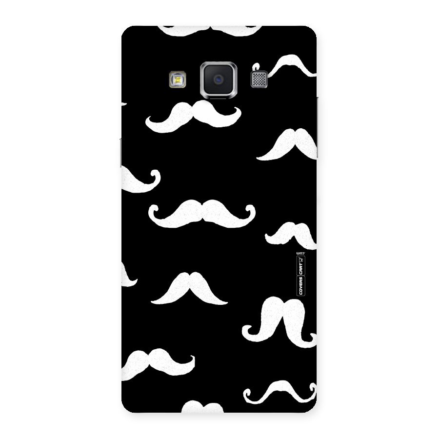 Moustache Pattern (White) Back Case for Samsung Galaxy A5