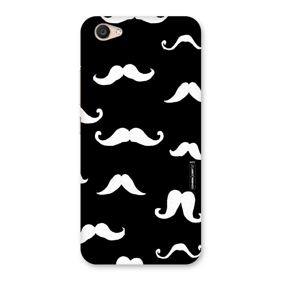 Moustache Pattern (White) Back Case for Vivo V5 Plus