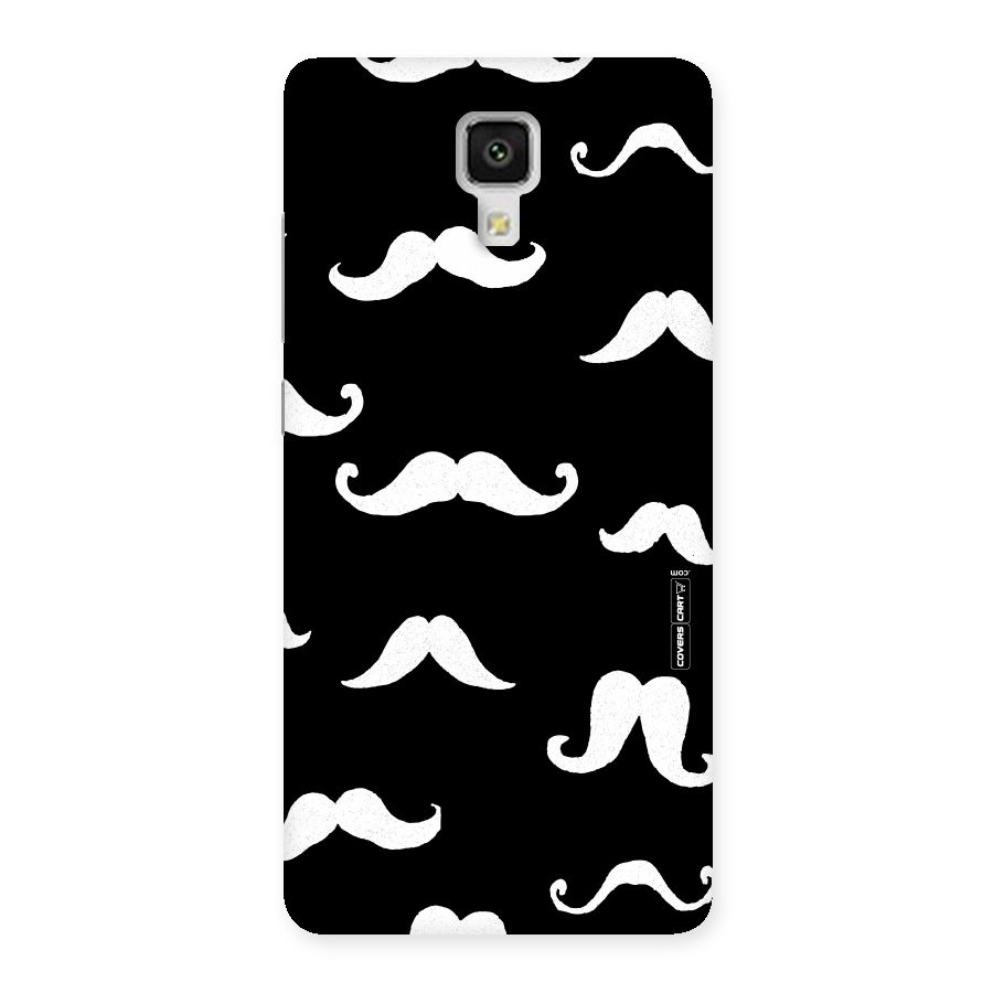 Moustache Pattern (White) Back Case for Xiaomi Mi 4