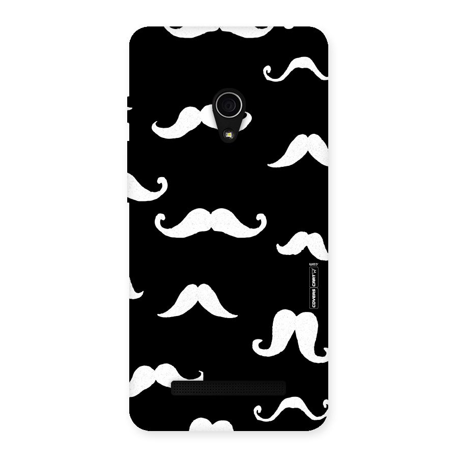 Moustache Pattern (White) Back Case for Zenfone 5