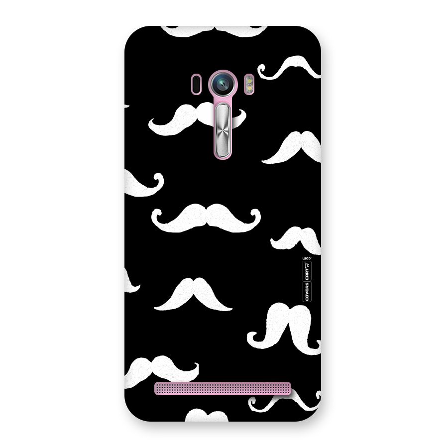 Moustache Pattern (White) Back Case for Zenfone Selfie