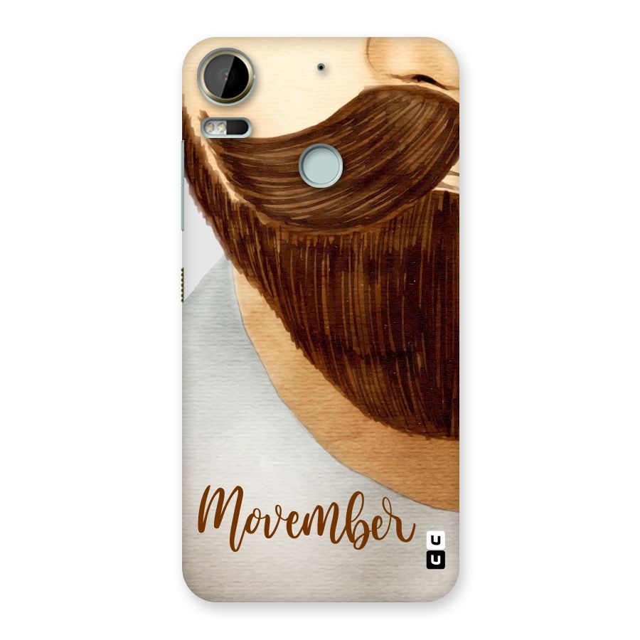 Movember Moustache Back Case for Desire 10 Pro