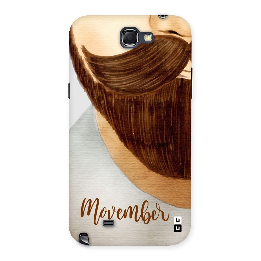 Movember Moustache Back Case for Galaxy Note 2