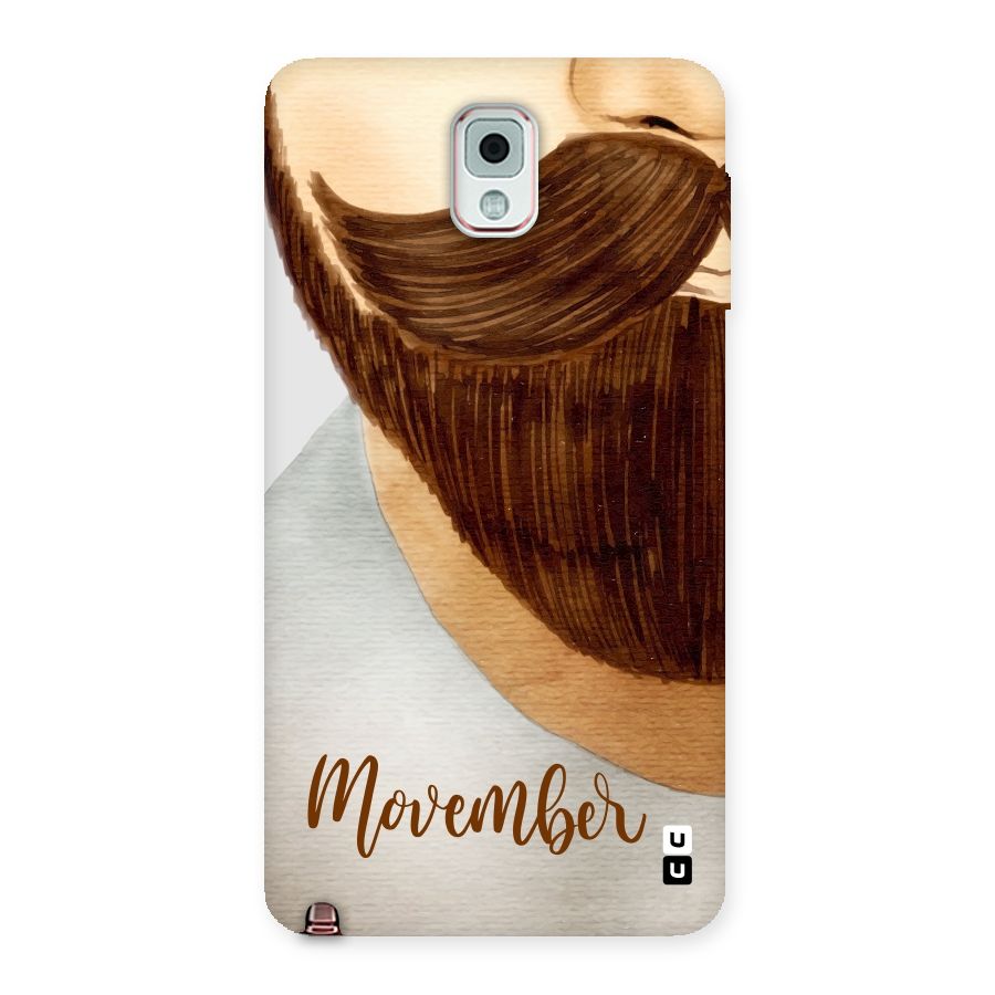 Movember Moustache Back Case for Galaxy Note 3