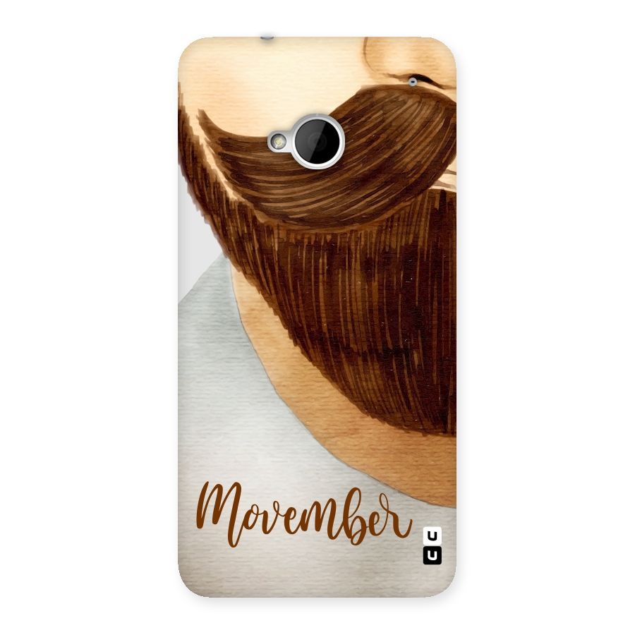 Movember Moustache Back Case for HTC One M7