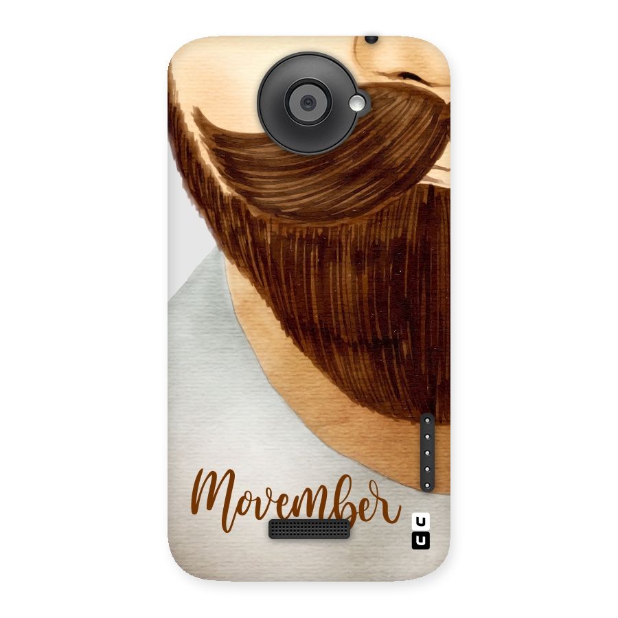 Movember Moustache Back Case for HTC One X