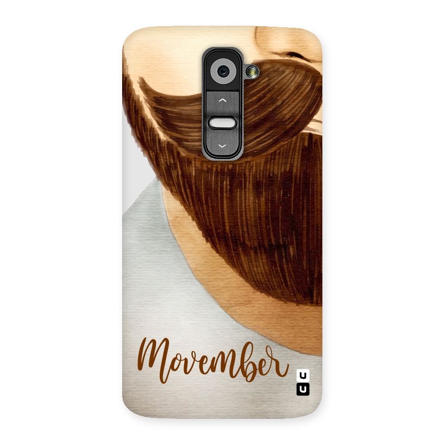 Movember Moustache Back Case for LG G2