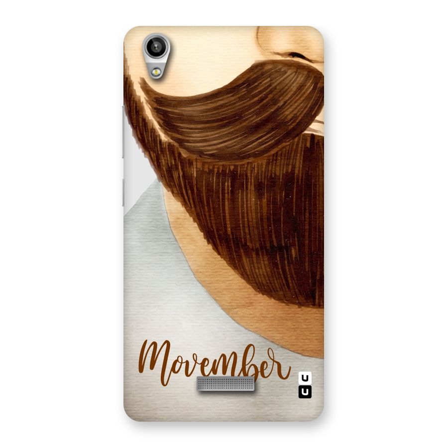Movember Moustache Back Case for Lava-Pixel-V1