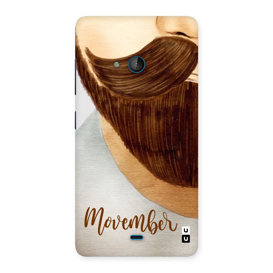 Movember Moustache Back Case for Lumia 540