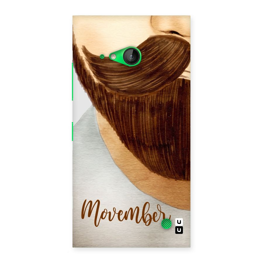 Movember Moustache Back Case for Lumia 730
