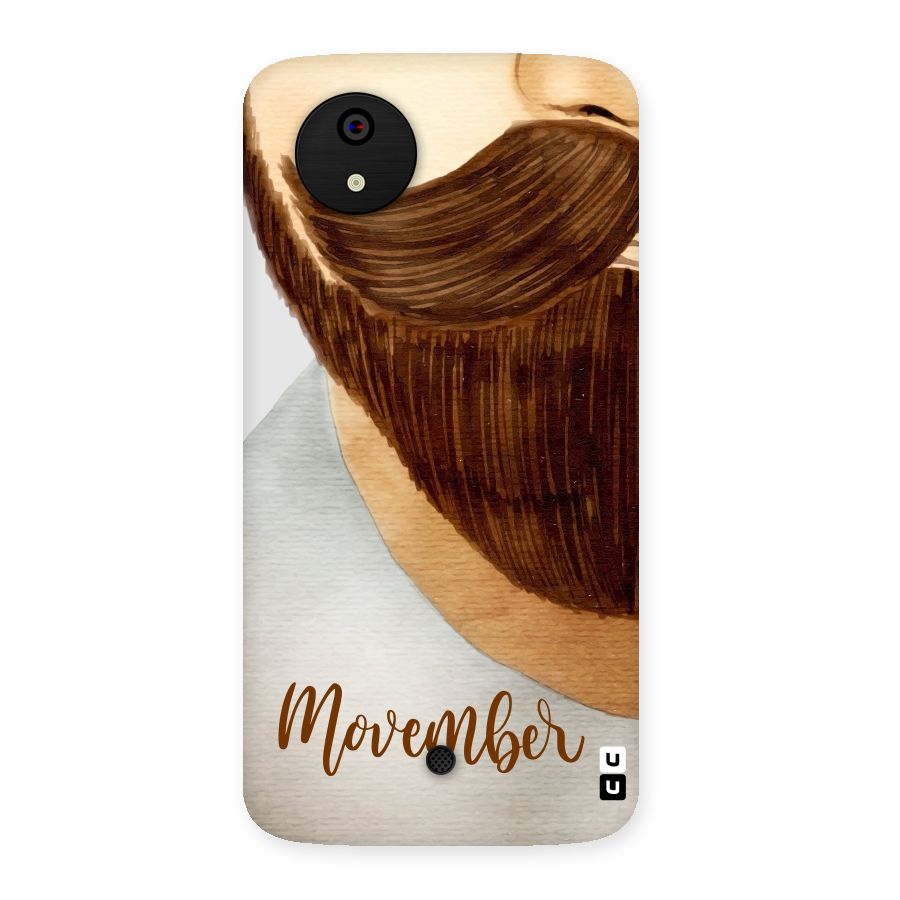 Movember Moustache Back Case for Micromax Canvas A1