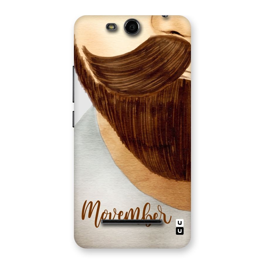 Movember Moustache Back Case for Micromax Canvas Juice 3 Q392