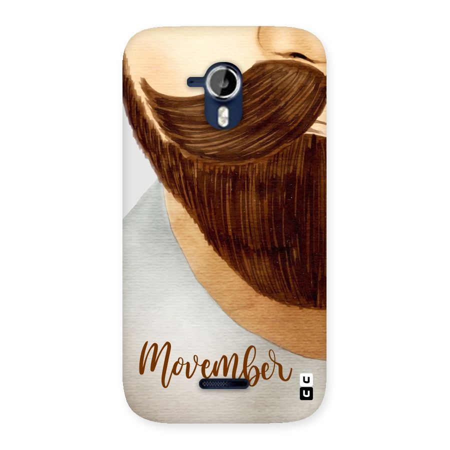 Movember Moustache Back Case for Micromax Canvas Magnus A117