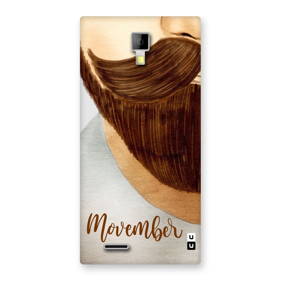 Movember Moustache Back Case for Micromax Canvas Xpress A99