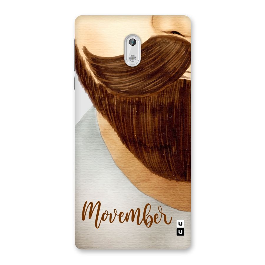 Movember Moustache Back Case for Nokia 3