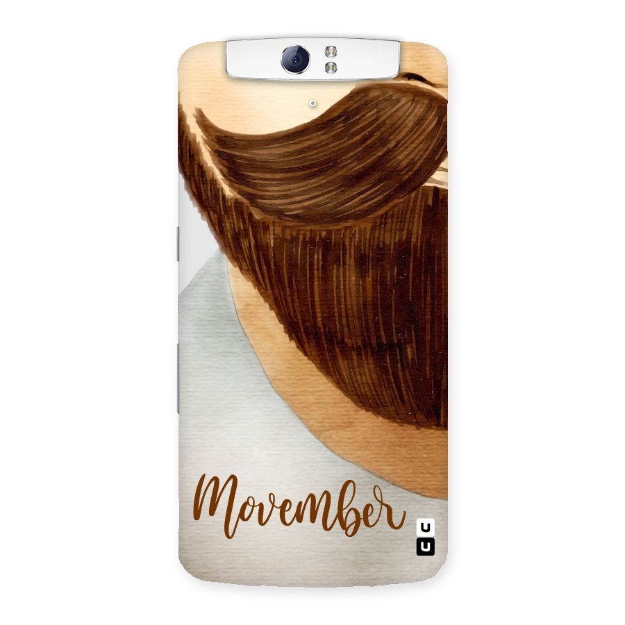Movember Moustache Back Case for Oppo N1