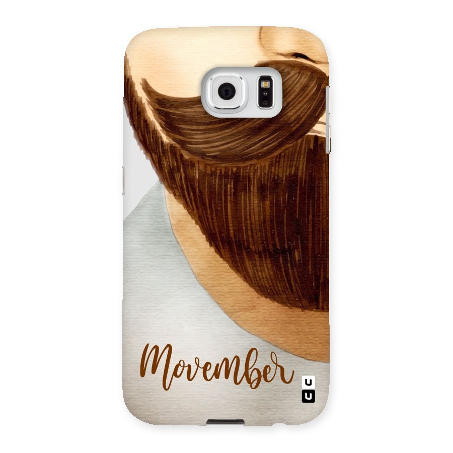 Movember Moustache Back Case for Samsung Galaxy S6