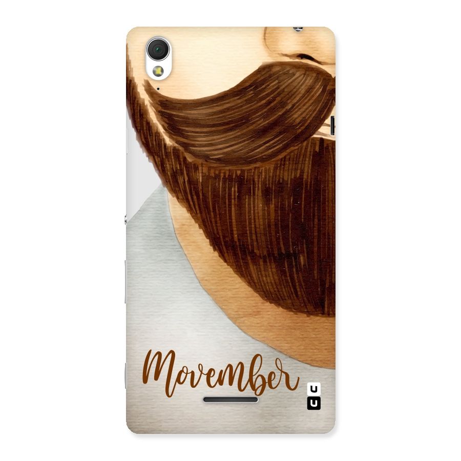 Movember Moustache Back Case for Sony Xperia T3