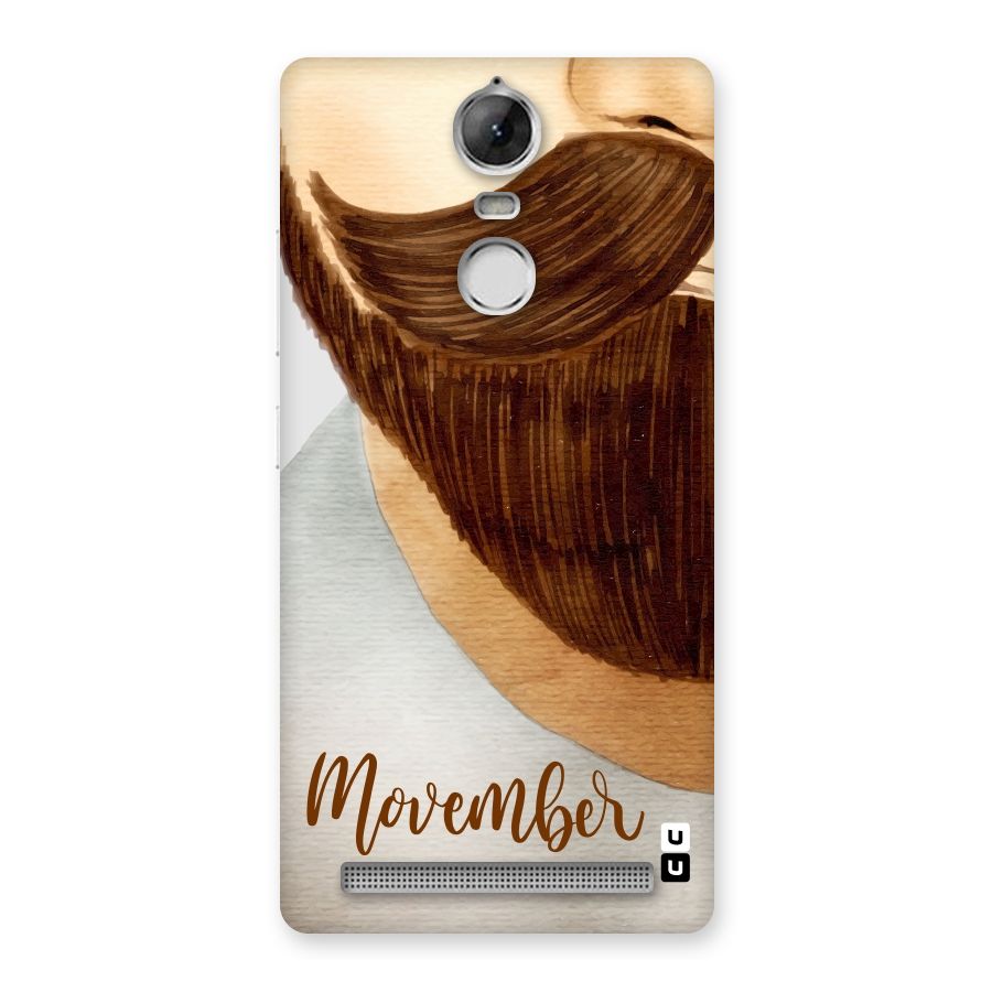 Movember Moustache Back Case for Vibe K5 Note