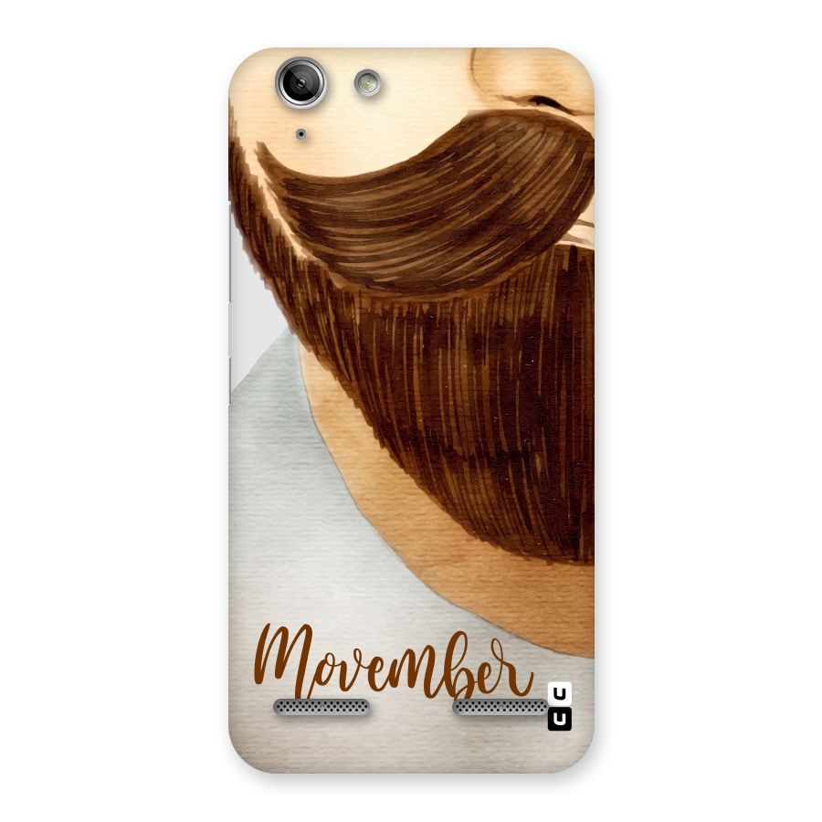 Movember Moustache Back Case for Vibe K5 Plus