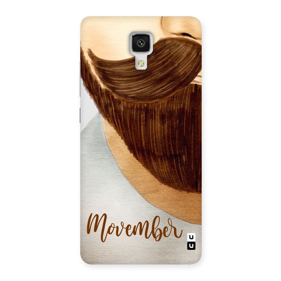 Movember Moustache Back Case for Xiaomi Mi 4